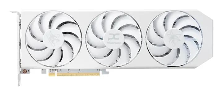 PowerColor Radeon RX 9060 XT Hellhound Spectral White OC 16 Gt -näytönohjain – POWERCOLOR