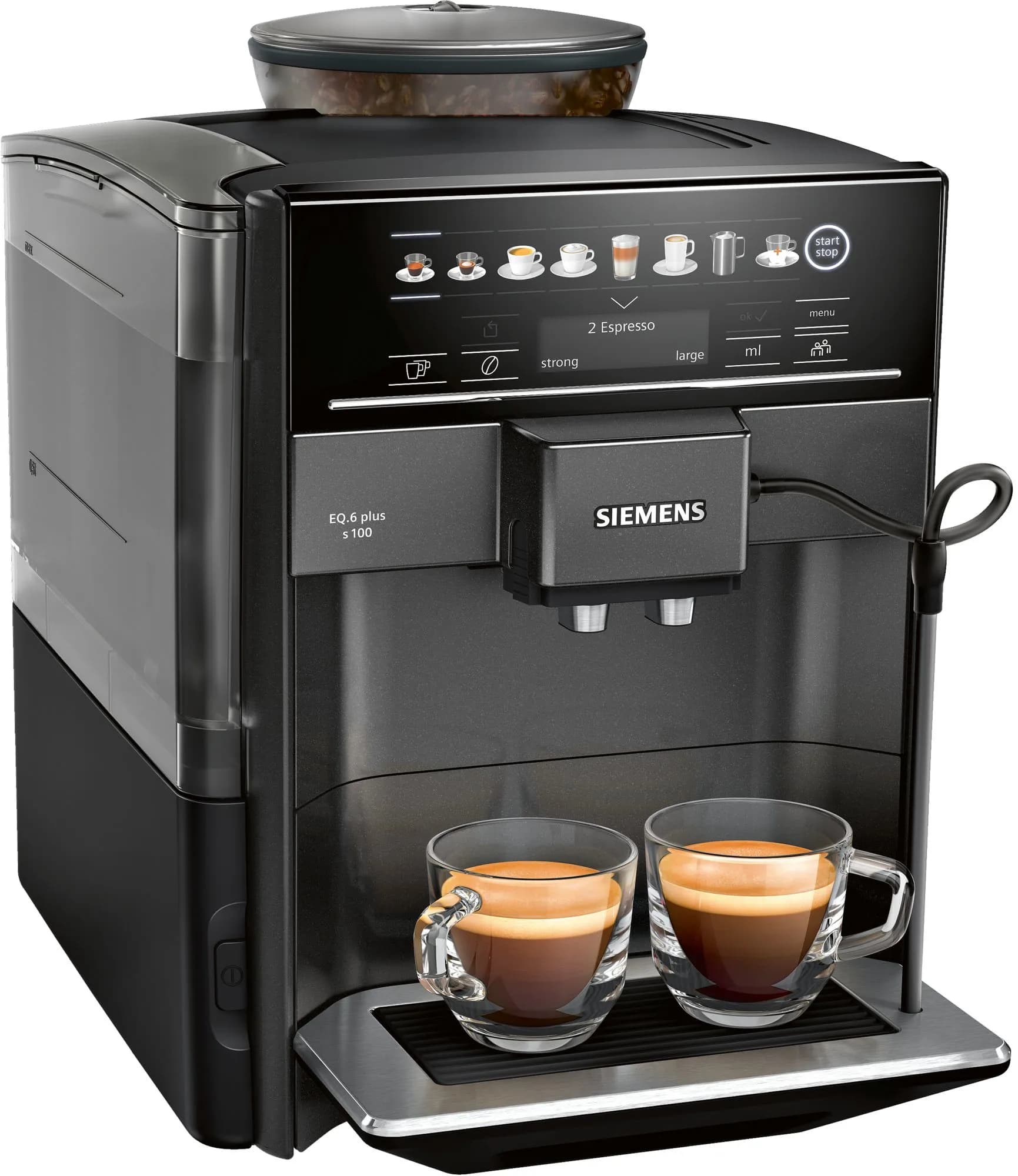 Siemens TE651319RW EQ.6 plus s100 -espressokeitin, musta – Siemens