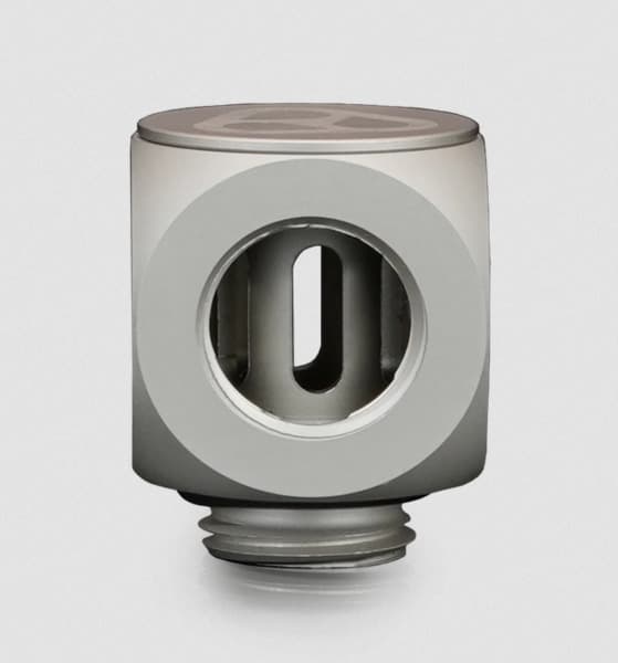 Thermal Grizzly DeltaMate G1/4" 2 kpl -torque-tulppa, Gloss Nickel