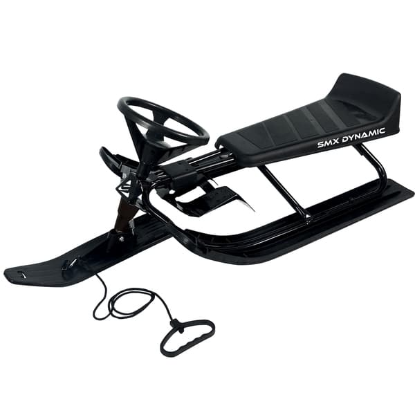 SportMe SMX Snow Bob -rattikelkka, musta