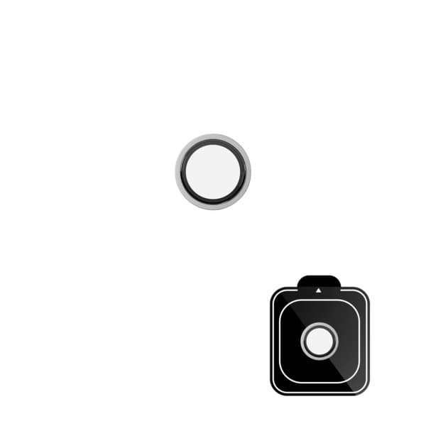 Epico Aluminium Lens Protectors Clear view iPhone Air Scratch and Fingerprint Protection, Silver – EPICO