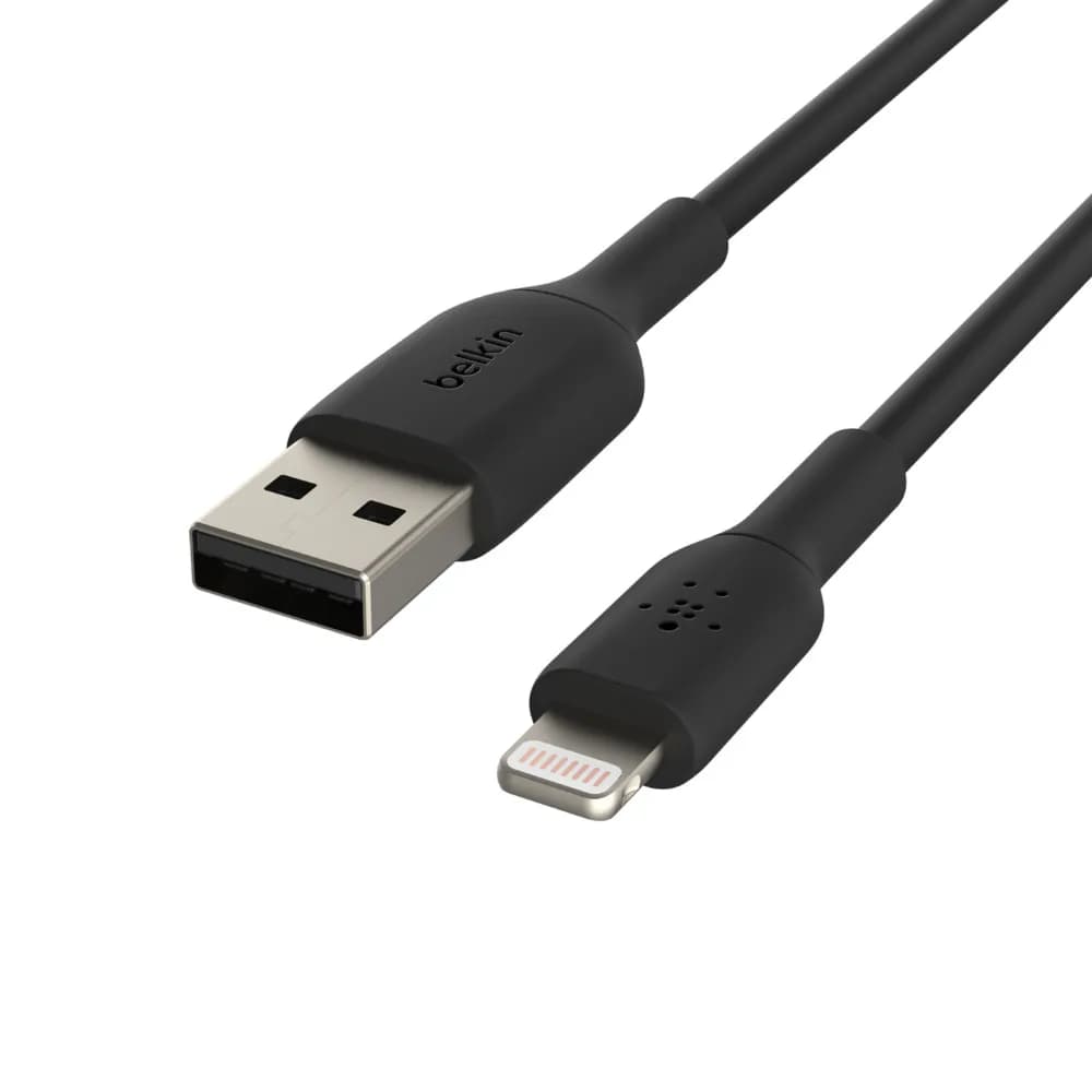 Belkin Boost Charge USB-A – Lightning -kaapeli, 0,15 m, musta
