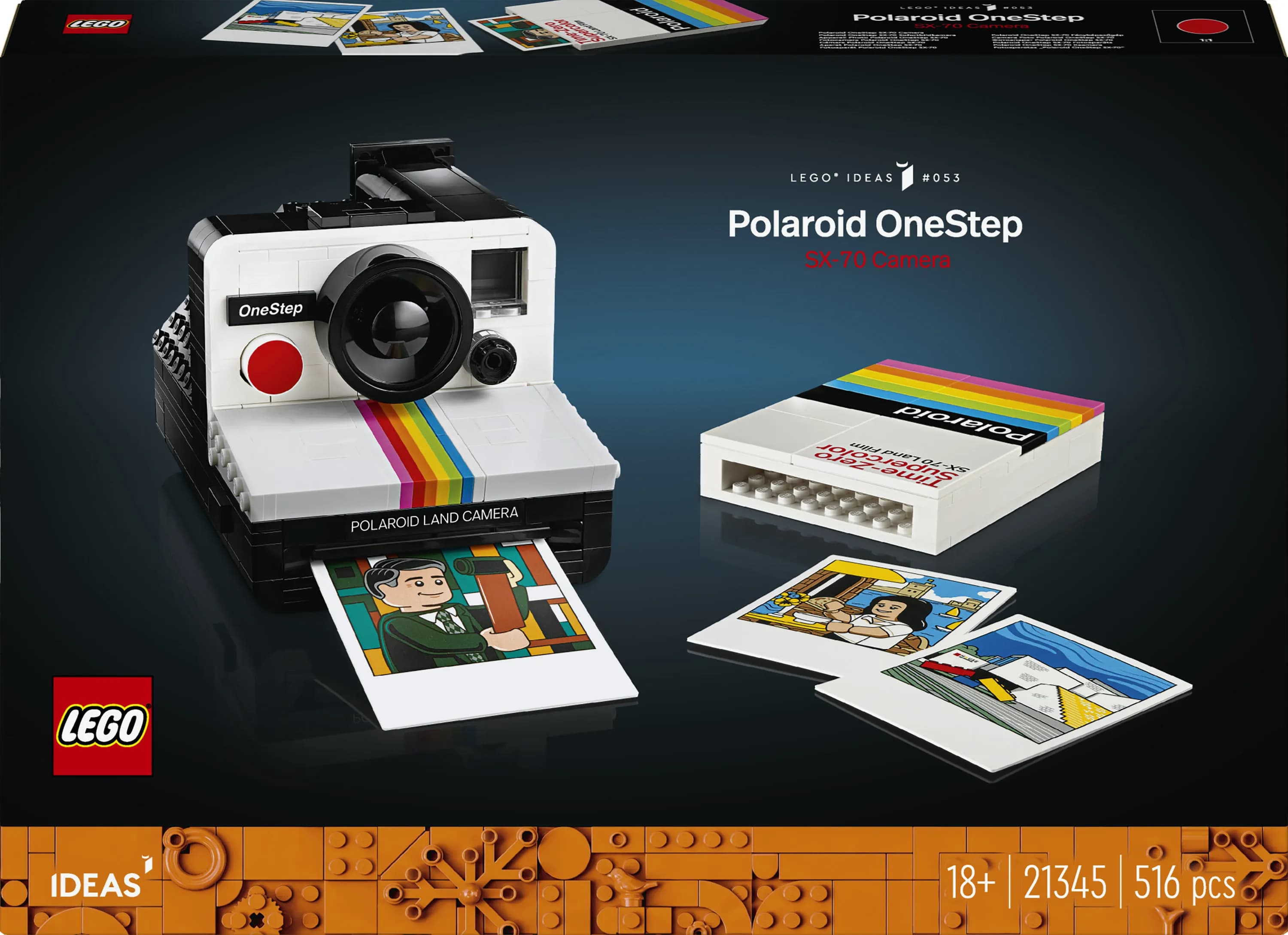 LEGO Ideas Polaroid OneStep SX-70 Kamera 21345