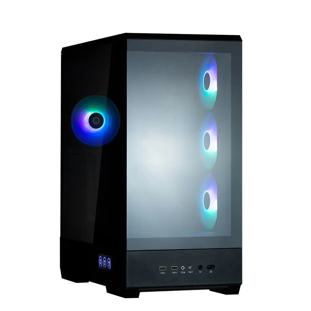 Zalman P50 DS Black ATX Mid-Tower Case with Panoramic View – Zalman