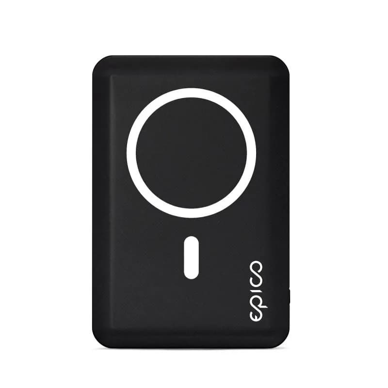 Epico Magnetic Wireless -varavirtalähde, 5 000 mAh, MagSafe, Musta – EPICO