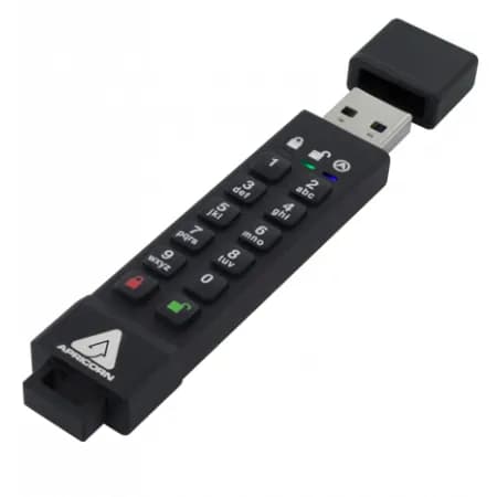 Apricorn Aegis Secure Key 3Z USB 3.2 Gen 1 64 Gt -muistitikku, musta – Apricorn