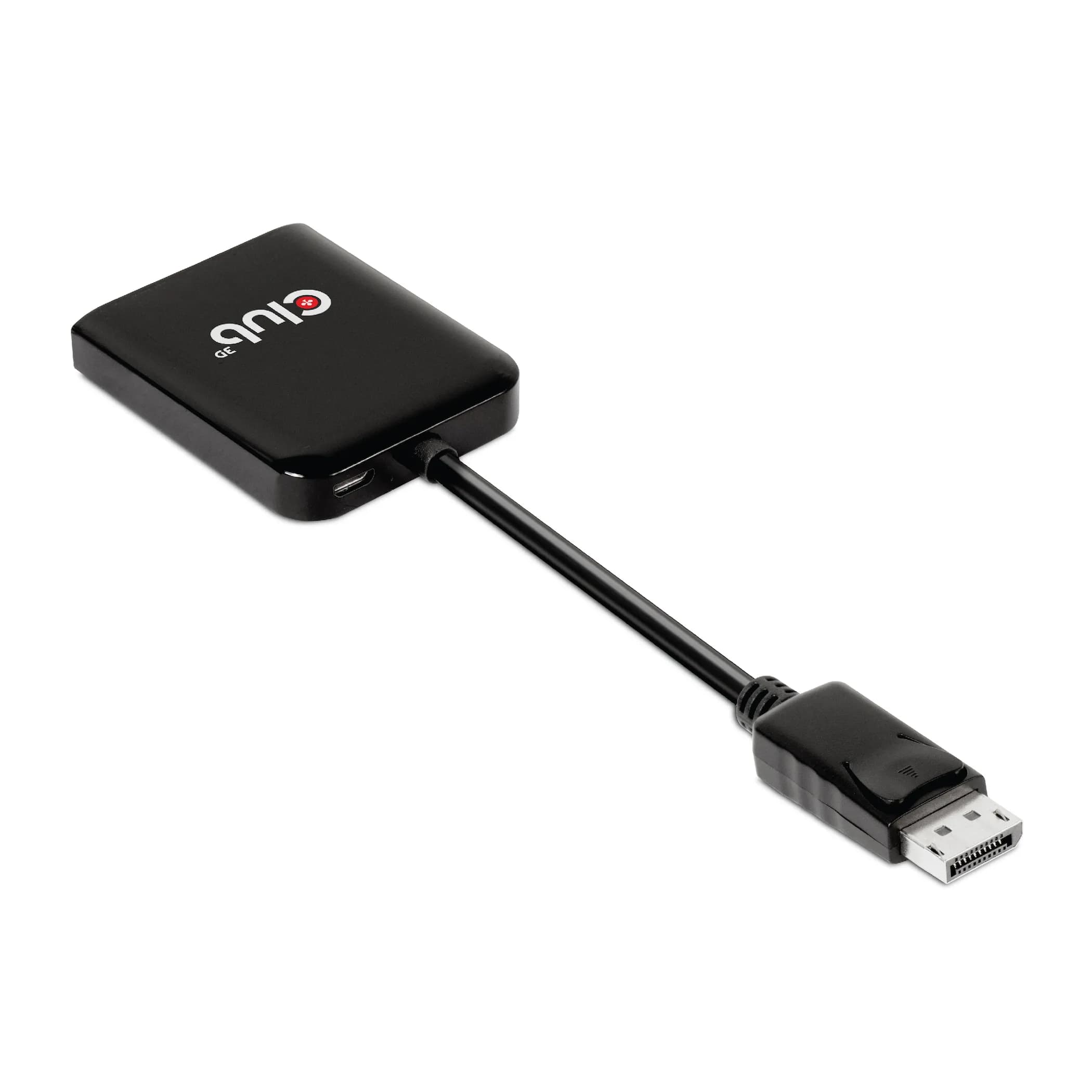 Club 3D DisplayPort 1.4 - 2x HDMI MST -hubi, Musta