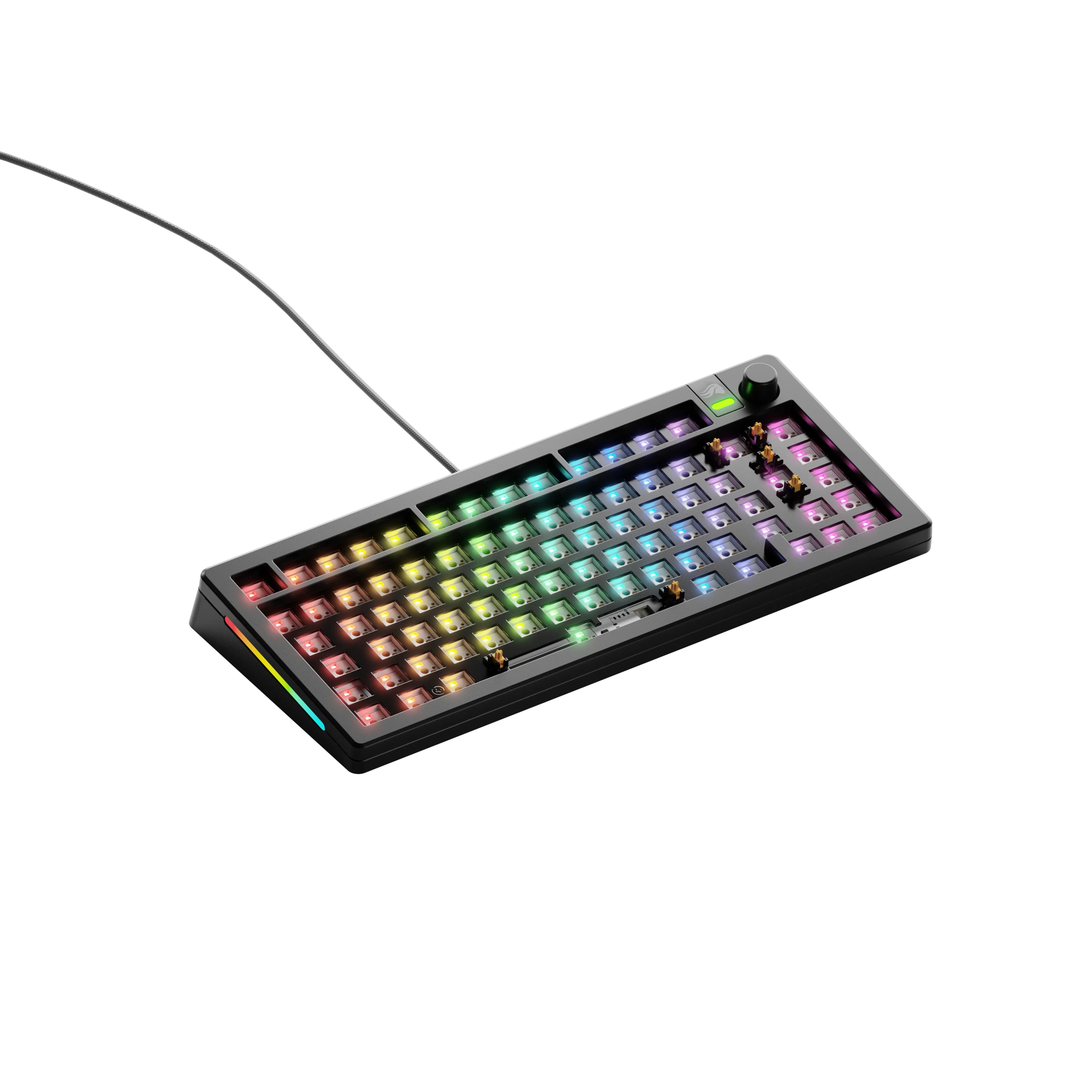 Glorious GMMK 3 75% Barebones -mekaaninen pelinäppäimistö, musta