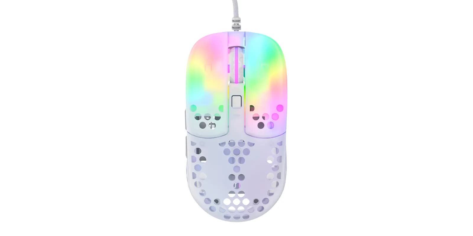 Xtrfy MZ1 RGB Rail -langallinen pelihiiri, valkoinen