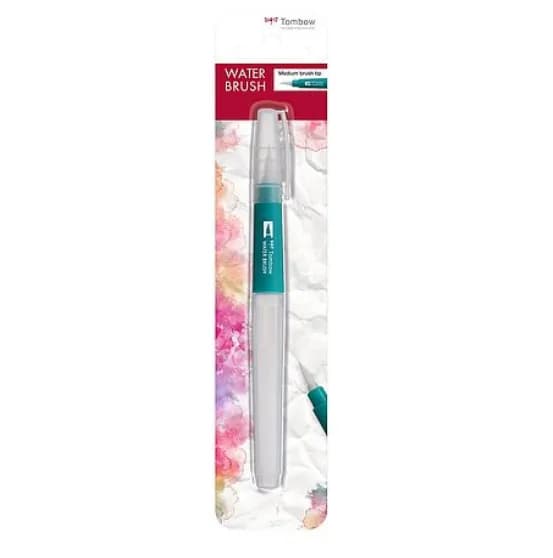 Tombow Water brush (empty) medium brush tip blister – TOMBOW