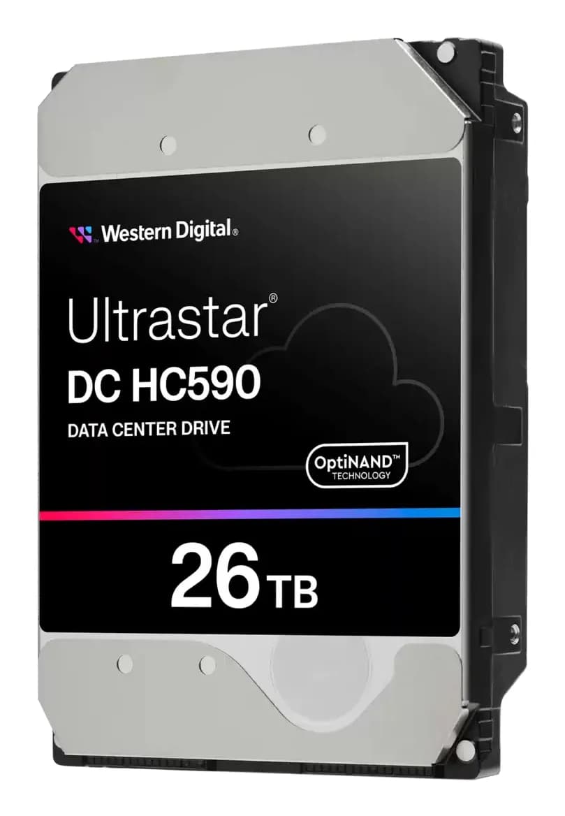 WD Ultrastar DC HC590 3.5" 26 Tt, 7200 RPM, 512 MB, SATA III -kovalevy (yrityskäyttöön) – WESTERN DIGITAL