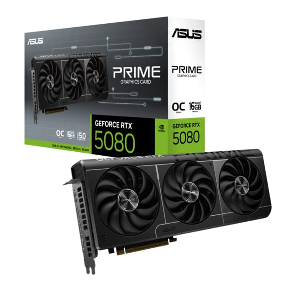 Asus GeForce RTX 5080 PRIME OC 16 Gt -näytönohjain – ASUS