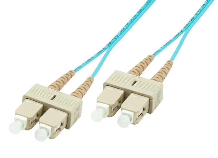 MicroConnect OM3 SC-SC 5m -valokuitukaapeli, sininen