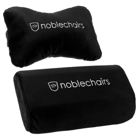 Noblechairs EPIC/ICON/HERO -pelituolin tyynysarja, musta/valkoinen – NOBLECHAIRS