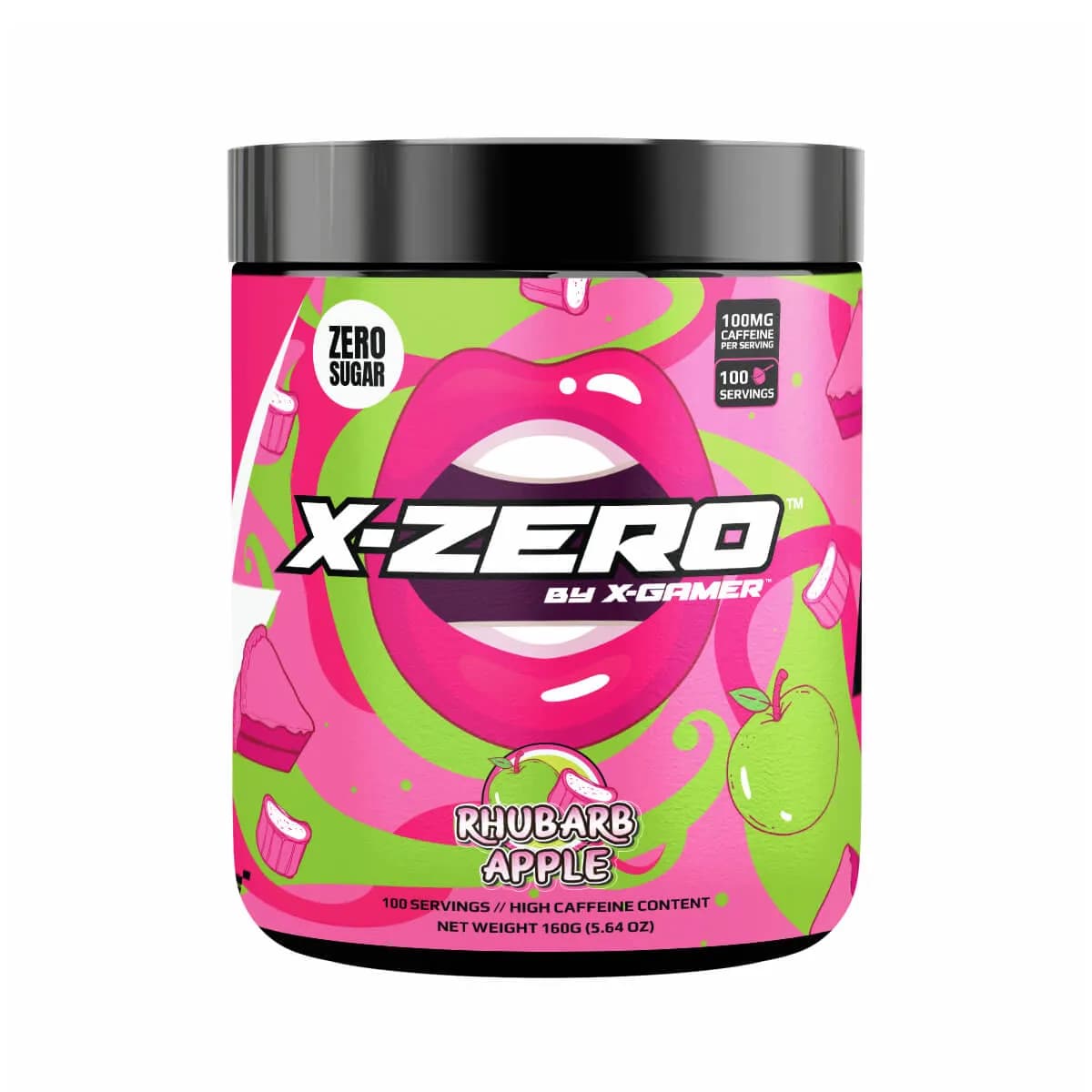 X-GAMER X-Zero 160 gram Rhubarb Apple – X-GAMER