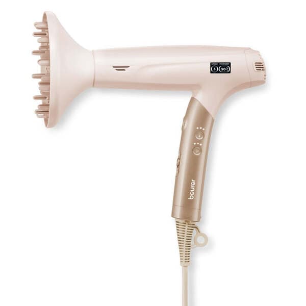 Beurer Fusion Dry Pro 2 in 1 HC 150, 1600 W -hiustenkuivaaja, kulta – Beurer