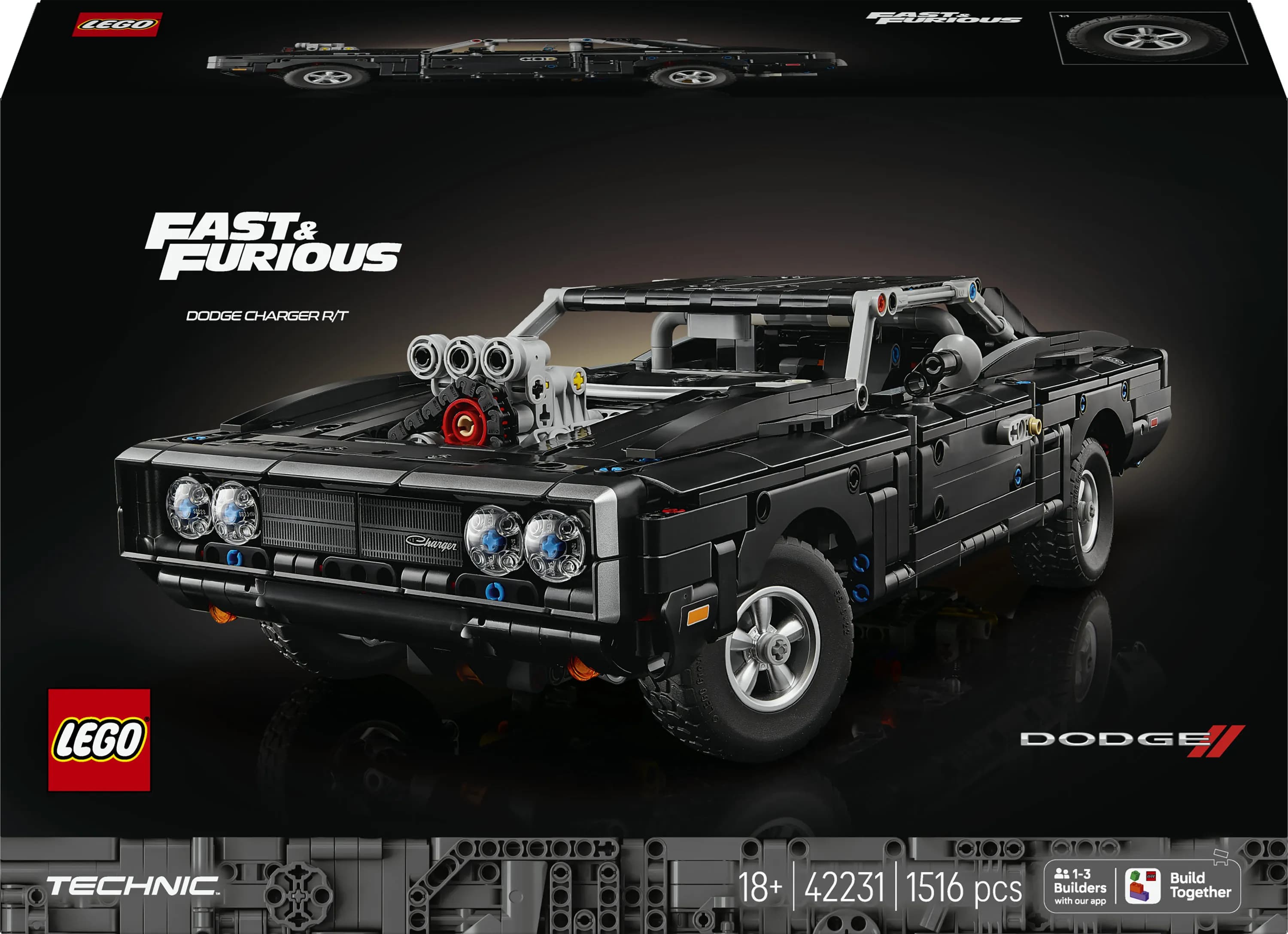 LEGO Technic Fast and Furious Dodge Charger R/T 42231