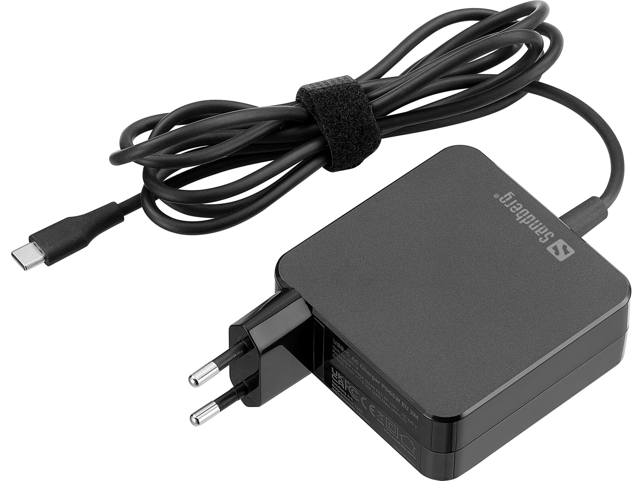 Sandberg USB-C AC Charger PD65W EU 2M – Sandberg
