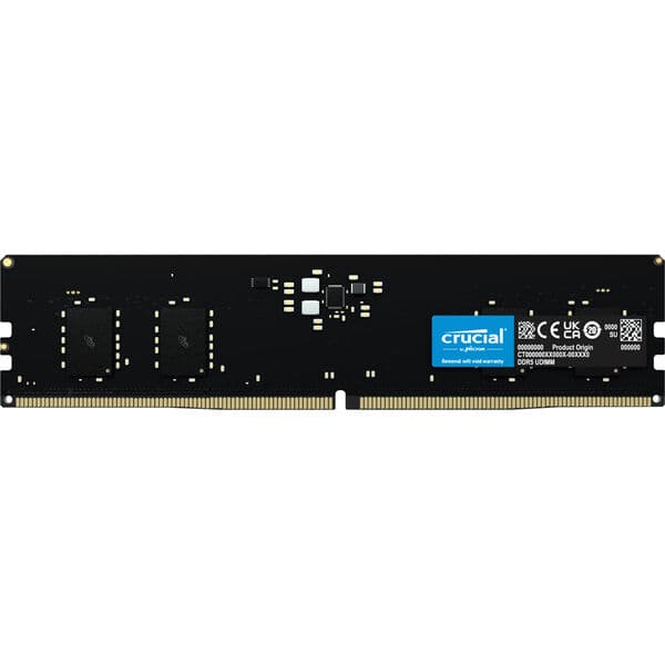 Crucial 8 Gt (1 x 8 Gt) DDR5 4800 MHz, CL40 -muisti (XMP/EXPO) – Crucial