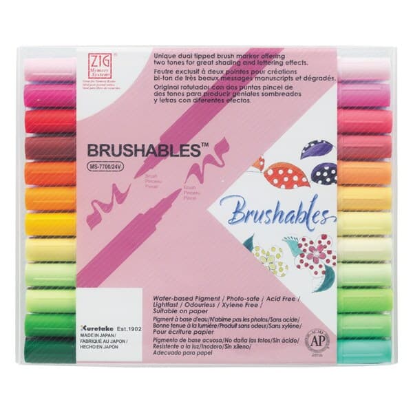 ZIG Brushables MS-7700 24-set – ZIG