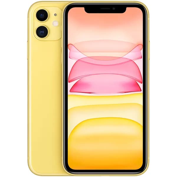 Kunnostettu iPhone 11 64 Gt, keltainen (Tyydyttävä kunto)