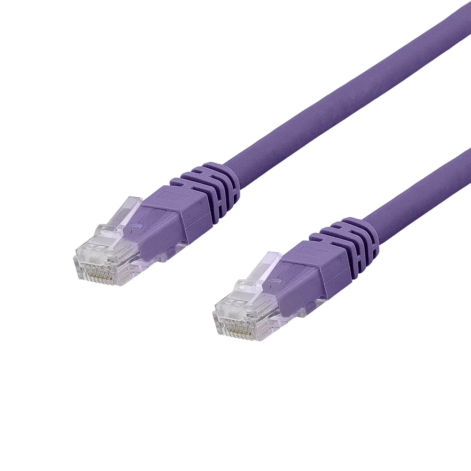 Deltaco Cat6a U/UTP RJ45 1m -verkkokaapeli, lilac – Deltaco