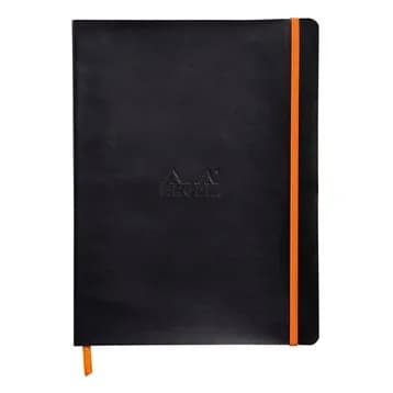Rhodiarama soft XL black dot ivory – RHODIA