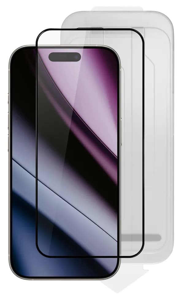 Epico Hero Glass 3D Ultra-wide Fit with dust-free applicator 2 pack for iPhone 13/13 Pro/14/16e – EPICO