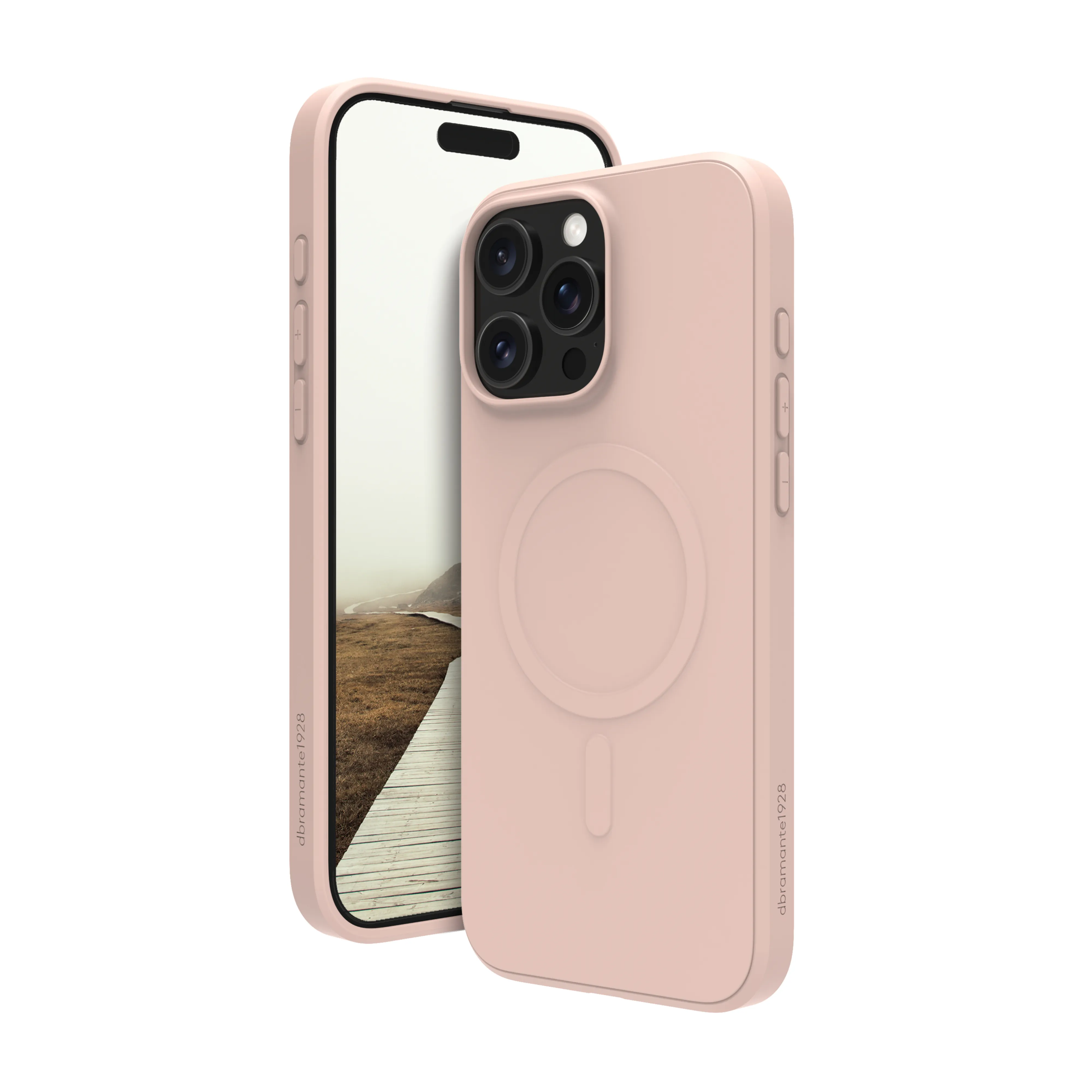 Dbramante1928 Greenland Pro MagSafe, iPhone 16 Pro Max -suojakuori, Pink Sand – DBRAMANTE