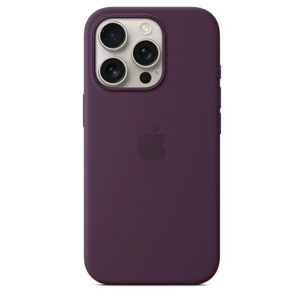 Apple iPhone 16 Pro, MagSafe -silikonikuori, Luumu – Apple