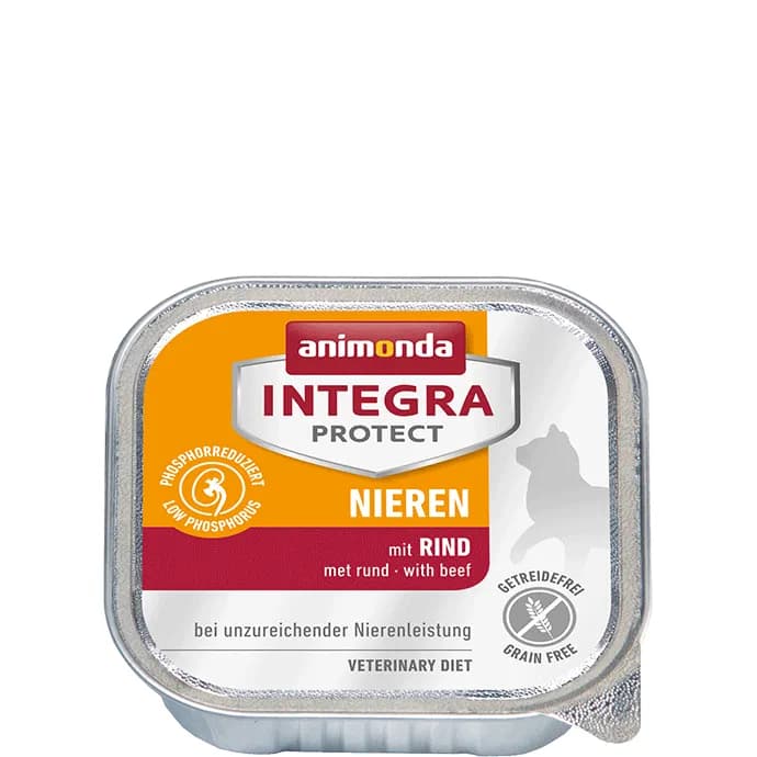 Animonda Integra Protect Renal Beef, Kissan märkäruoka, Mature, 100 g – Animonda