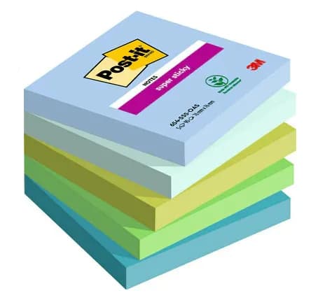 Post-it SS Oasis 76x76 90sh (5) – 3M