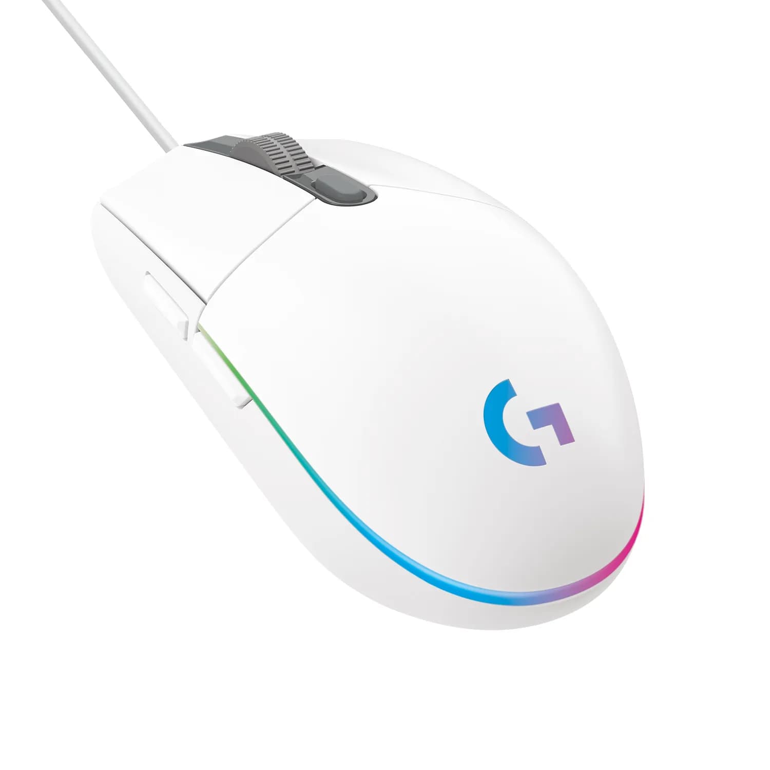 Logitech G203 LIGHTSYNC -langallinen pelihiiri, valkoinen – Logitech