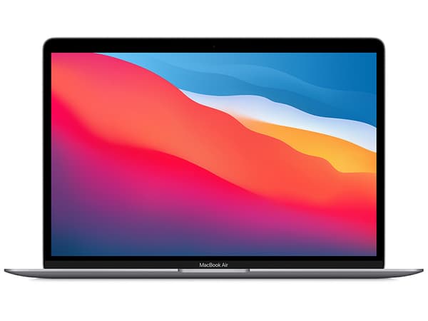 Apple MacBook Air 13" M1, 8 Gt, 256 Gt, MacOS -kannettava, Tähtiharmaa (2020) (Refurbished: B) – Apple