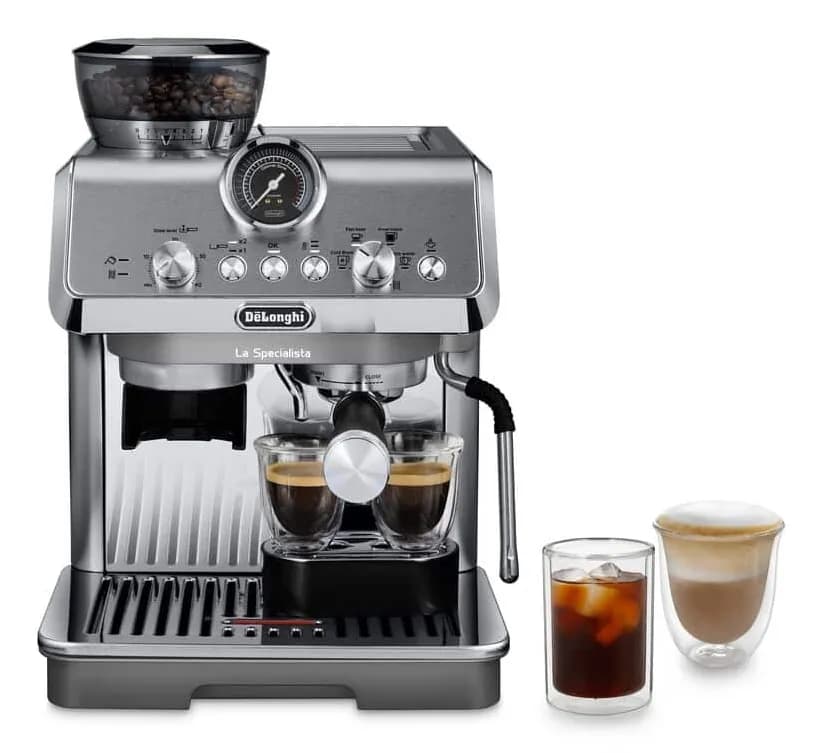 Delonghi La Specialista Arte EC9255.M -espressokeitin, täysautomaattinen, Harmaa, Ruostumaton teräs