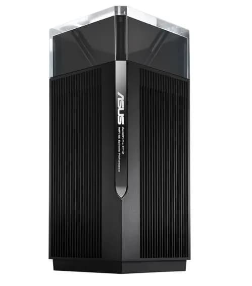 Asus ZenWiFi Pro ET12 -mesh WiFi -järjestelmä, Wi-Fi 6E, AXE11000, Tri-band, 2 kpl, musta