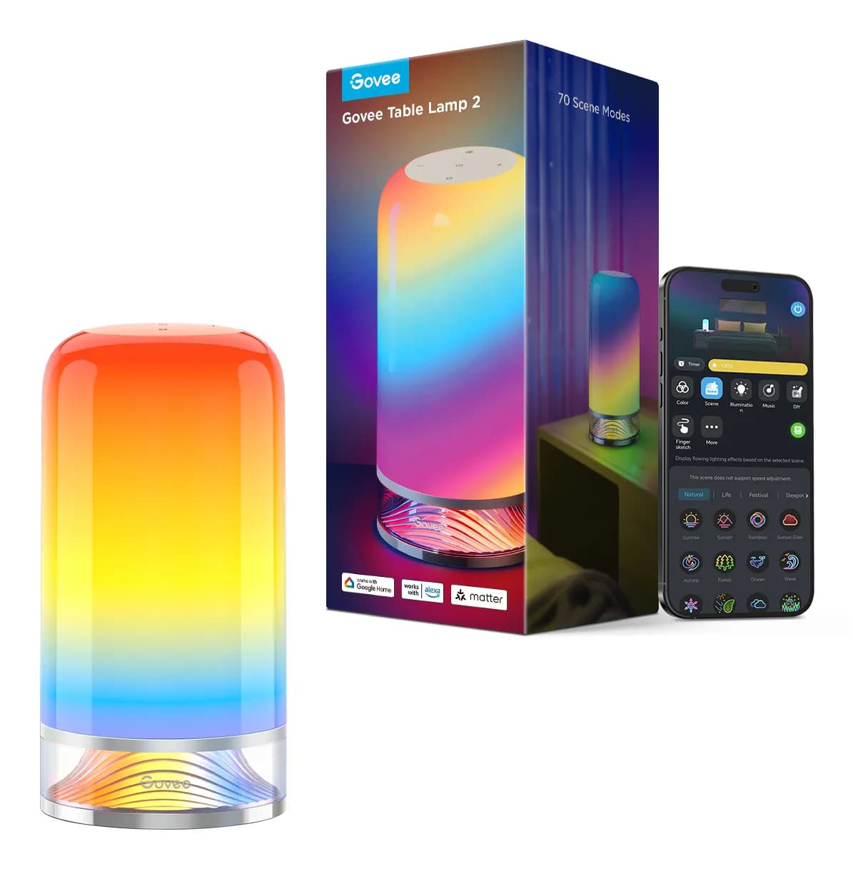 Govee RGBICWW Table Lamp -älypöytävalaisin – GOVEE