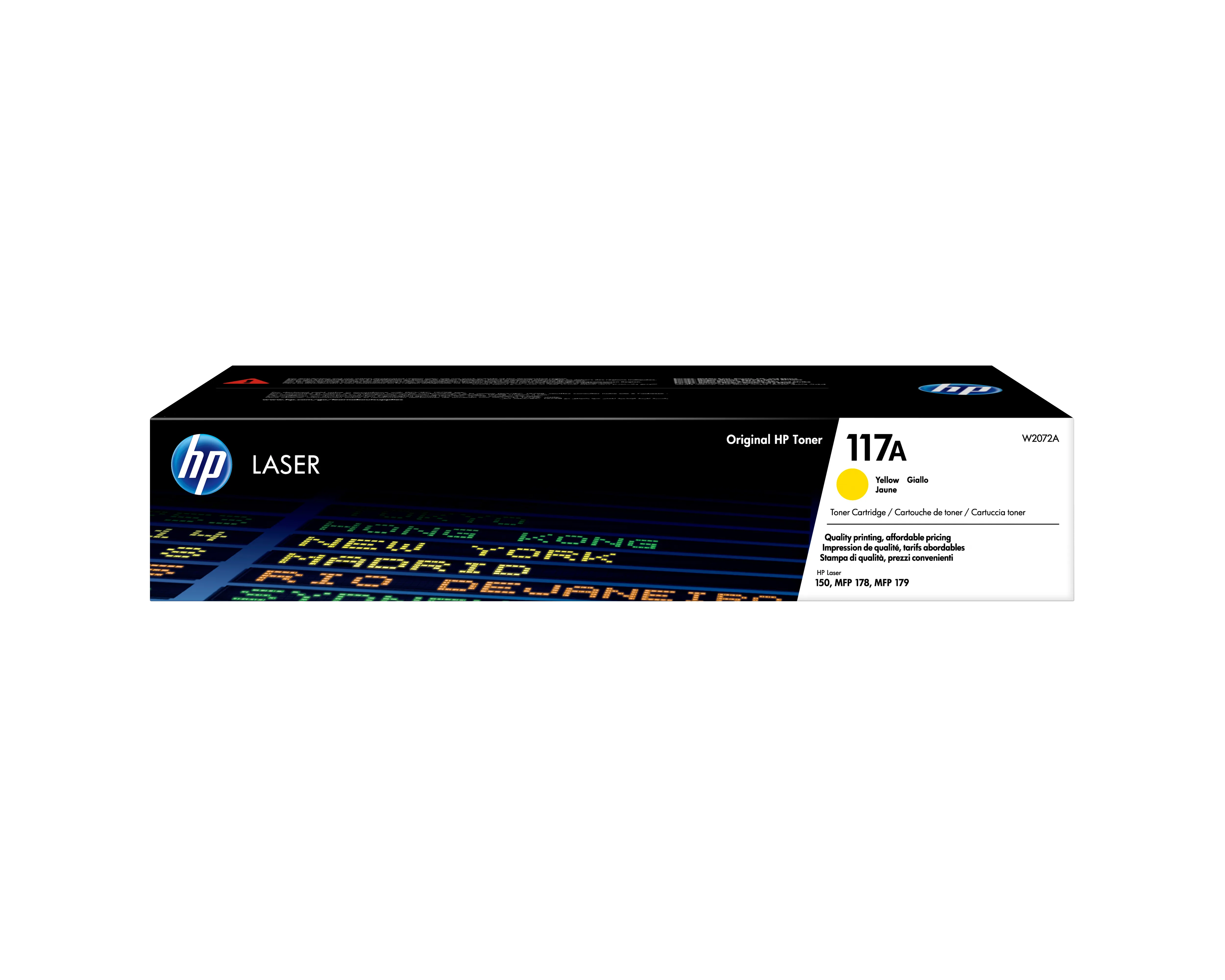 HP 117A W2072A -laservärikasetti, keltainen