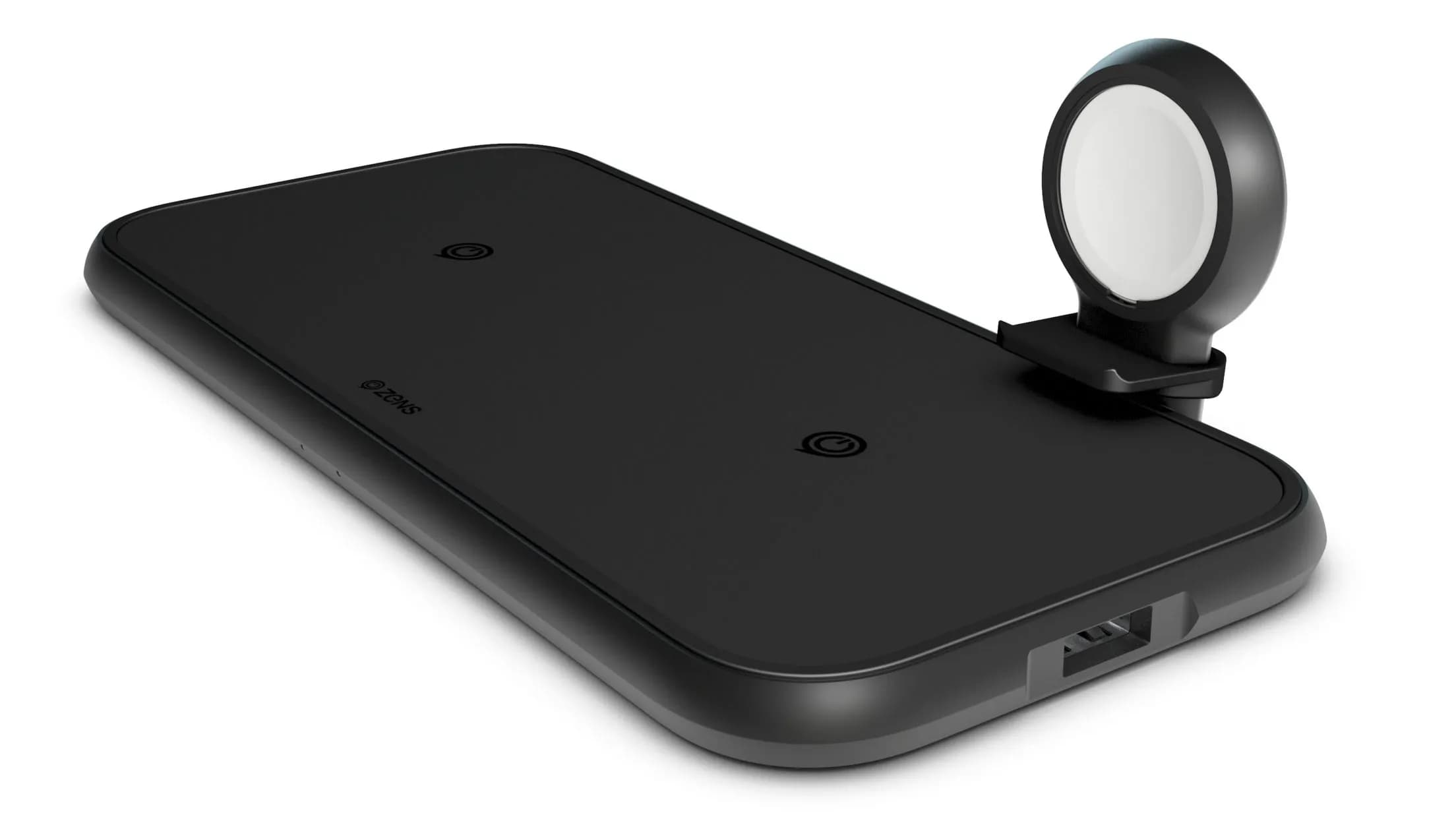 ZENS 4in1 Dual Alu. Laturi QI 220V-Johto