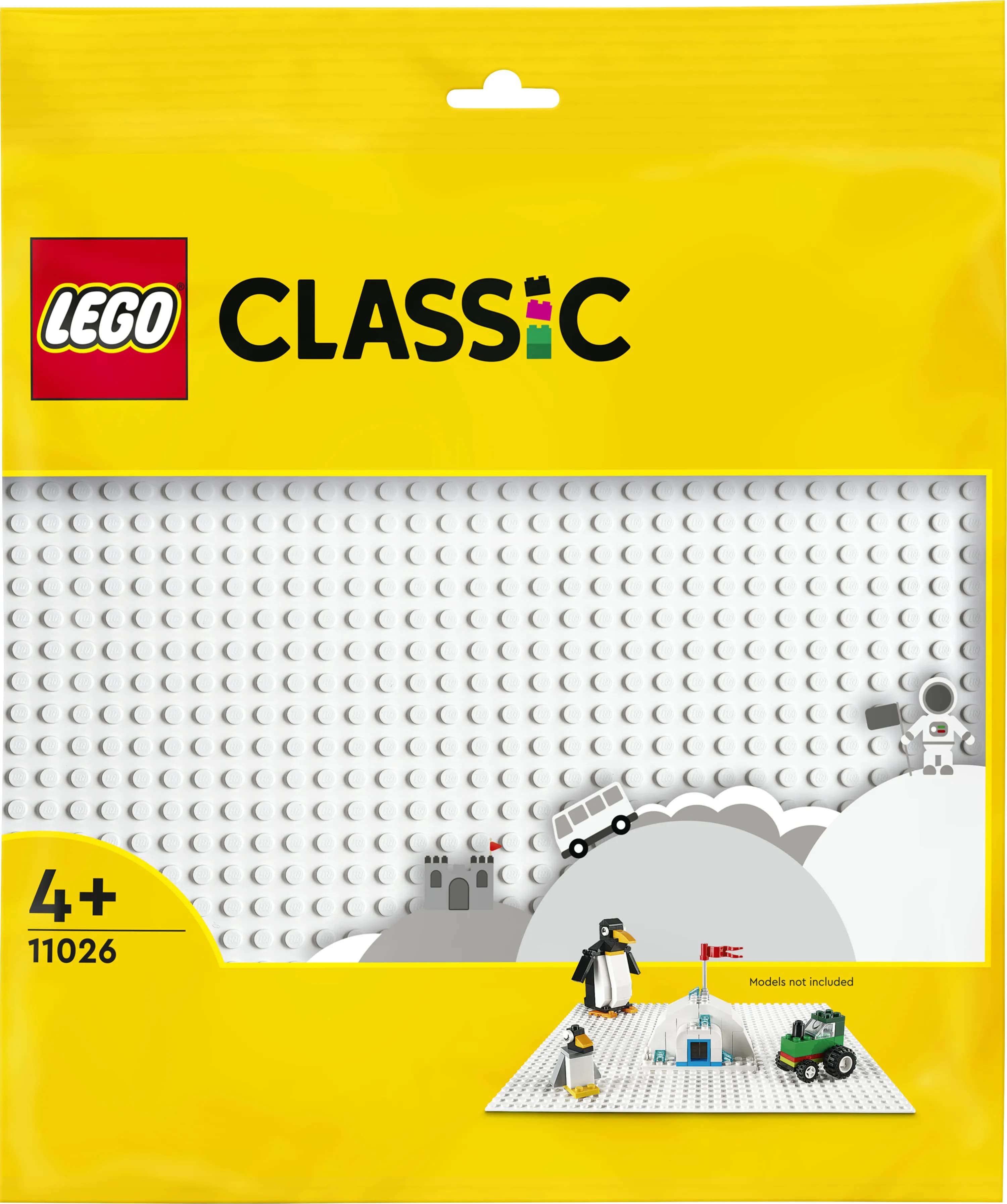 LEGO Classic Valkoinen rakennuslevy 11026