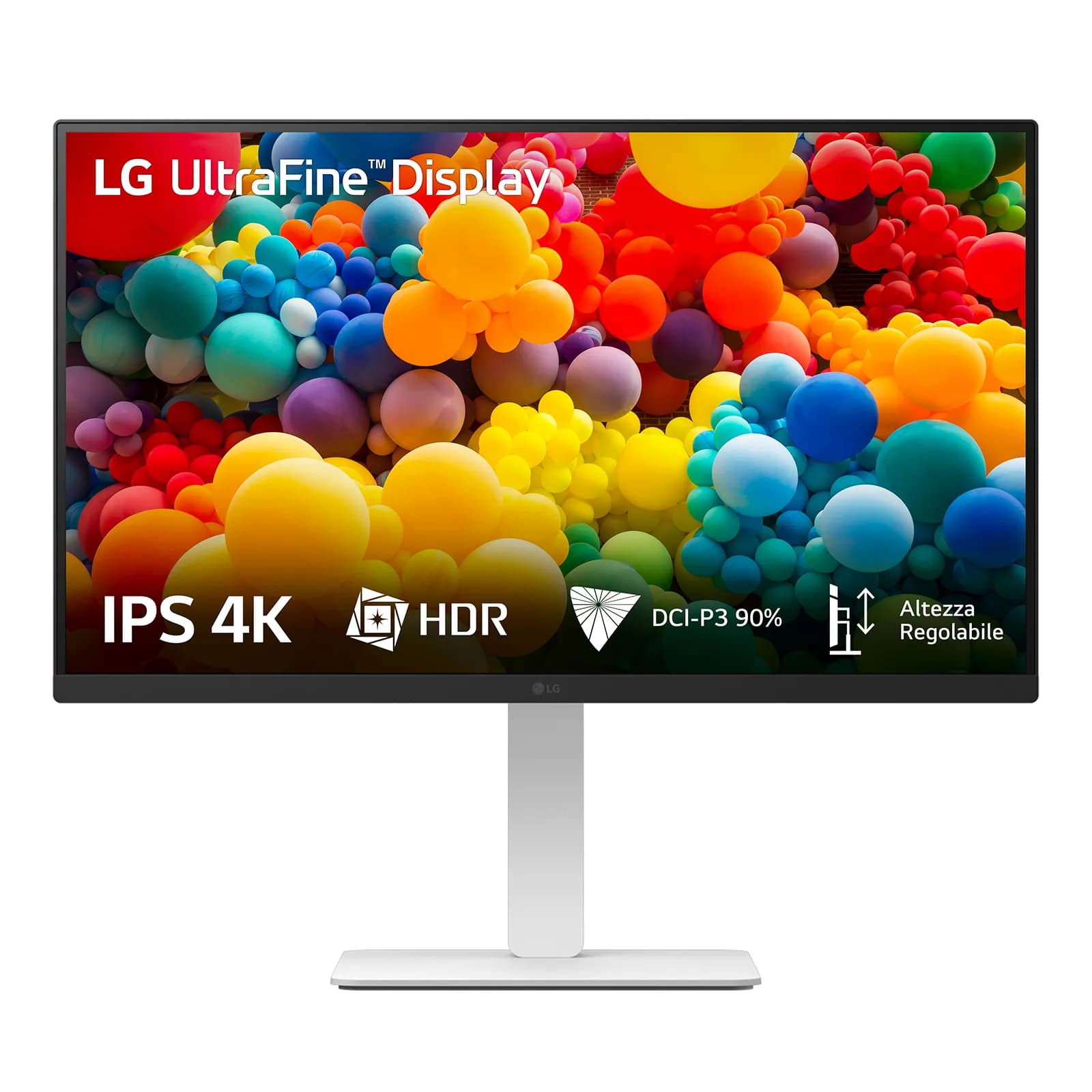LG UltraFine 27US550-W 27" 4K UHD, IPS -näyttö, HDR10 – LG