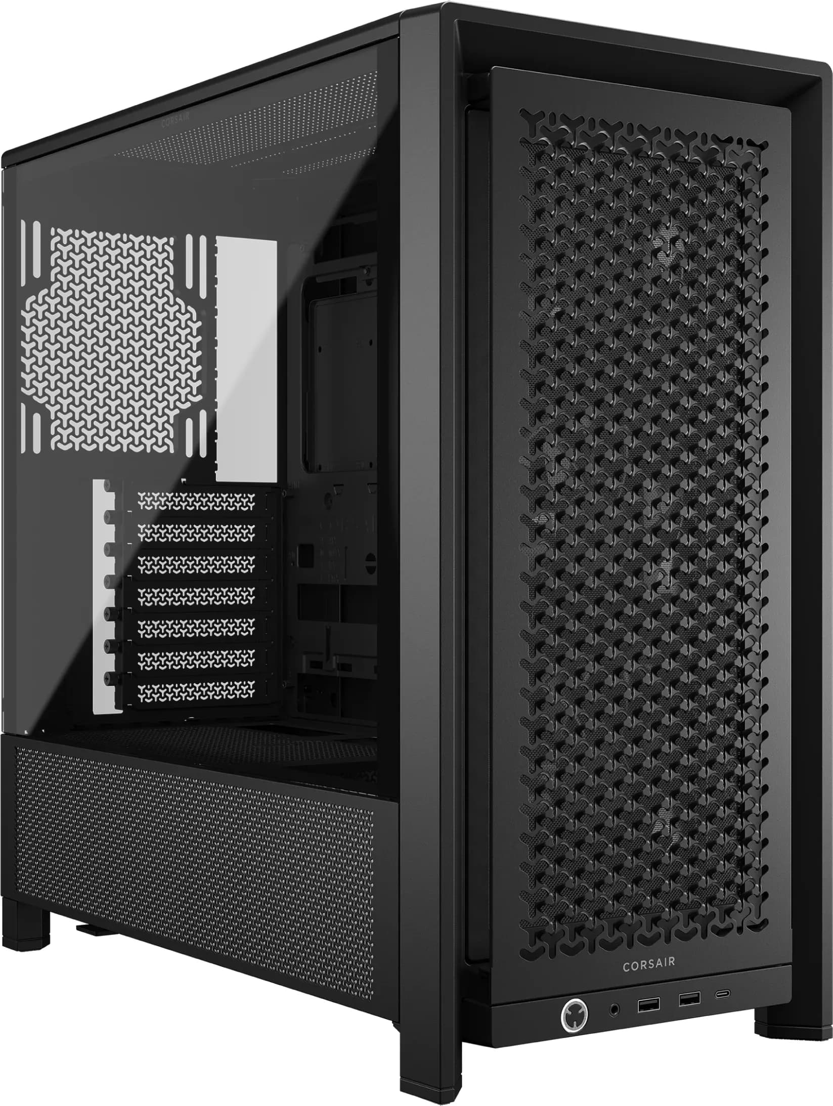 CORSAIR FRAME 4000D RS -miditornikotelo ikkunalla, musta