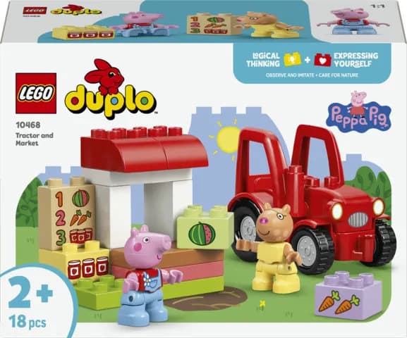 LEGO DUPLO Peppa Pig Traktori ja torikoju 10468