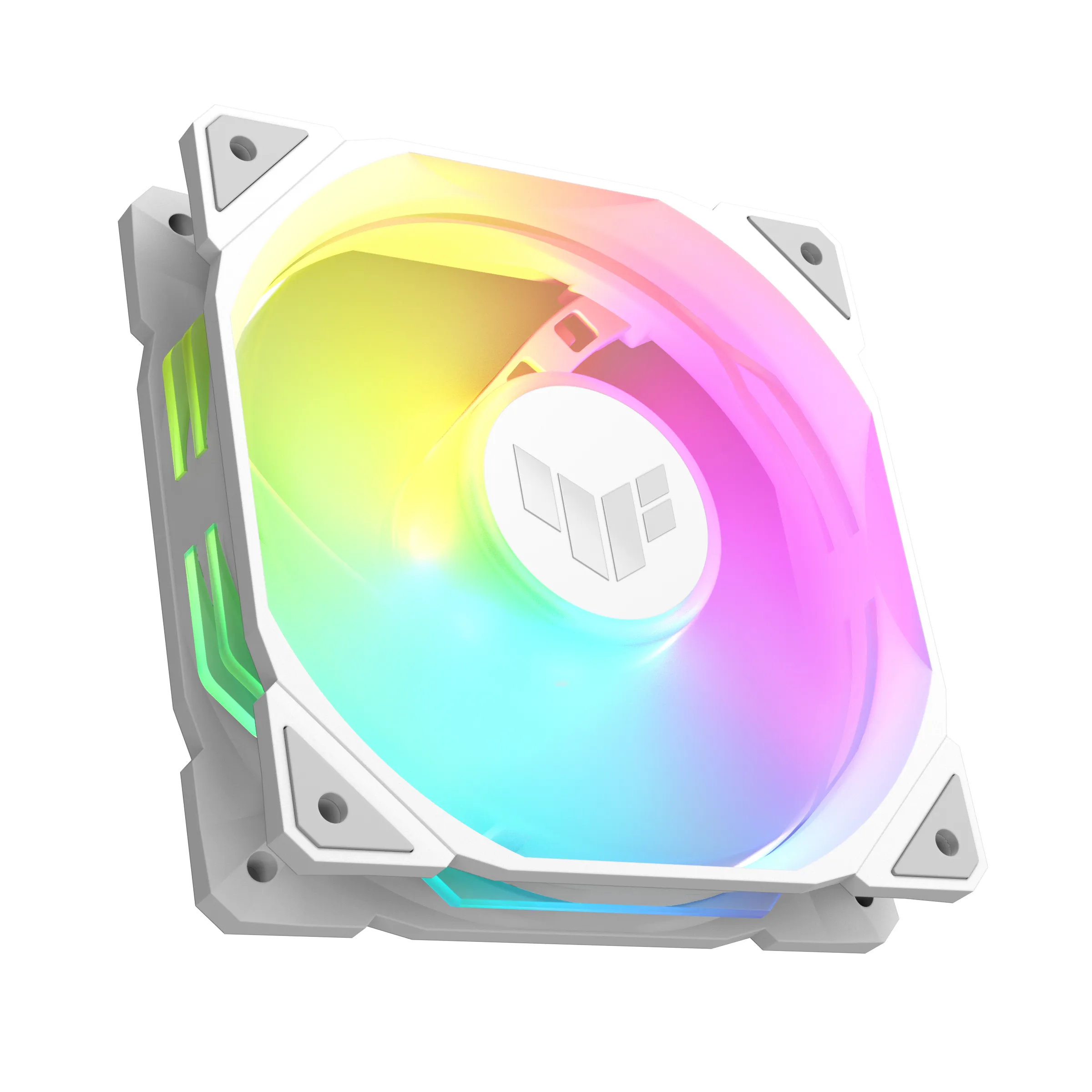 ASUS TUF Gaming TR120 ARGB Reverse PWM 120 mm -kotelotuulettimen 3-pakkaus (Valkoinen) – ASUS