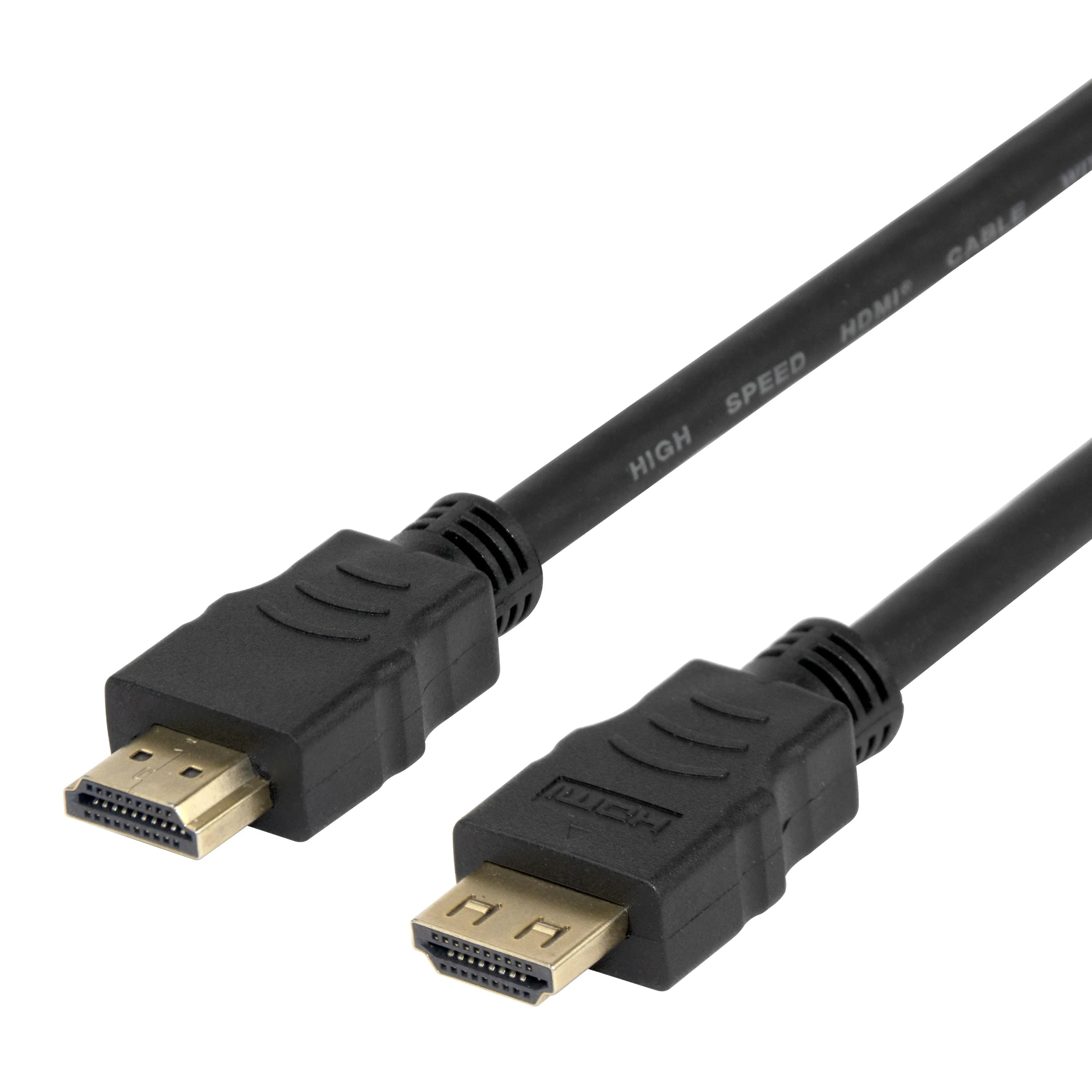 Deltaco High-Speed Flex HDMI 2.0 -kaapeli jossa 4K, Ethernet, 1 m, musta – Deltaco