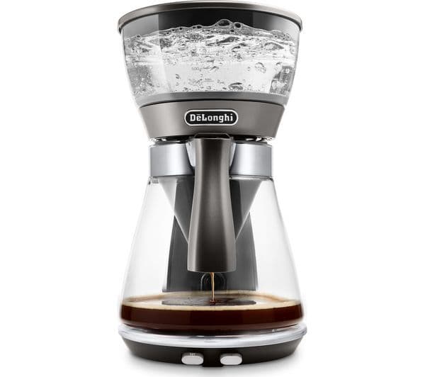 De'Longhi Clessidra ICM17210 10 kupin -kahvinkeitin, hopea