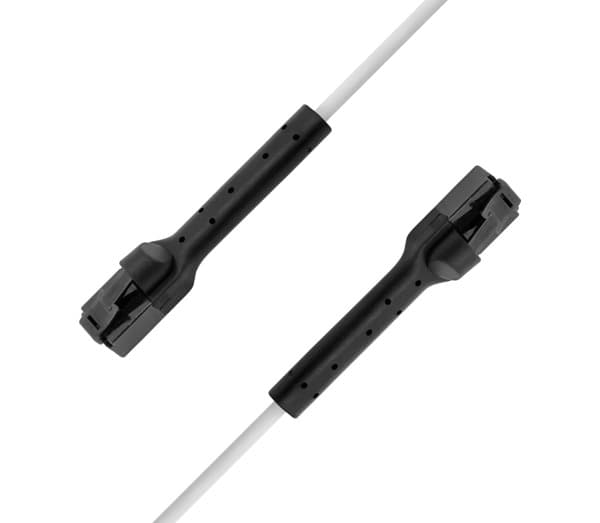 Deltaco Cat6a U/UTP RJ45 3m -verkkokaapeli, valkoinen