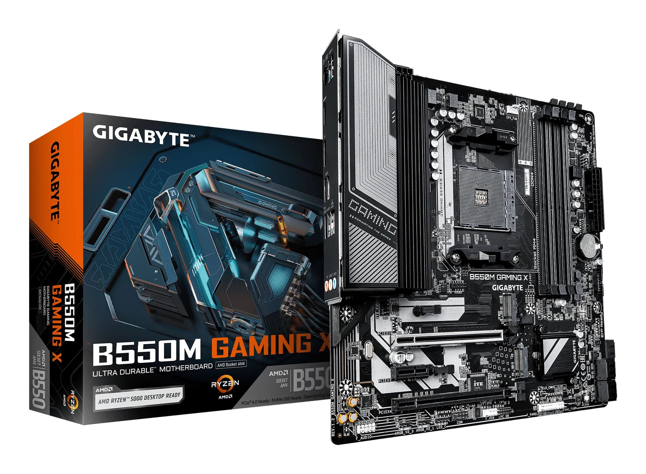 Gigabyte B550M GAMING X AM4 mATX-emolevy