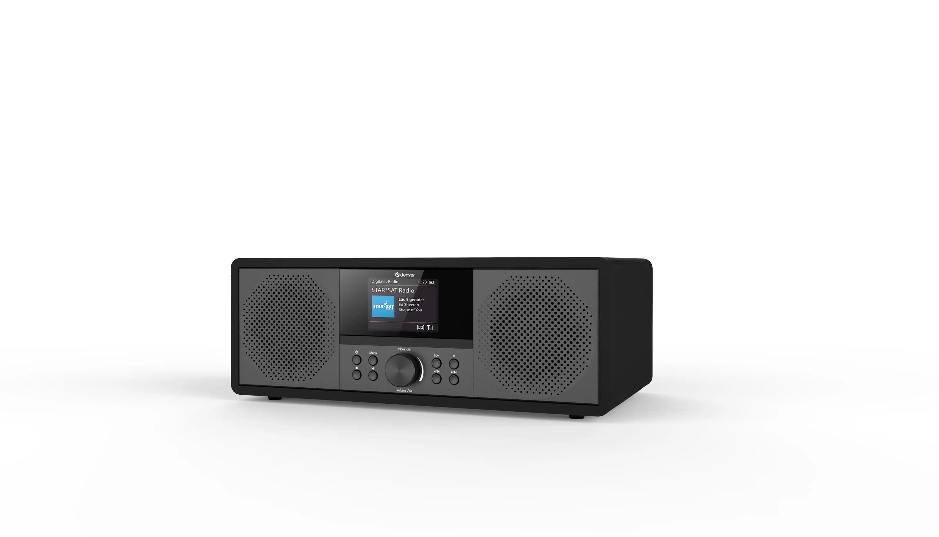 Denver DAB+/Internet radio With CD player, Internet/DAB+/FM radio & AUX inpu – Denver