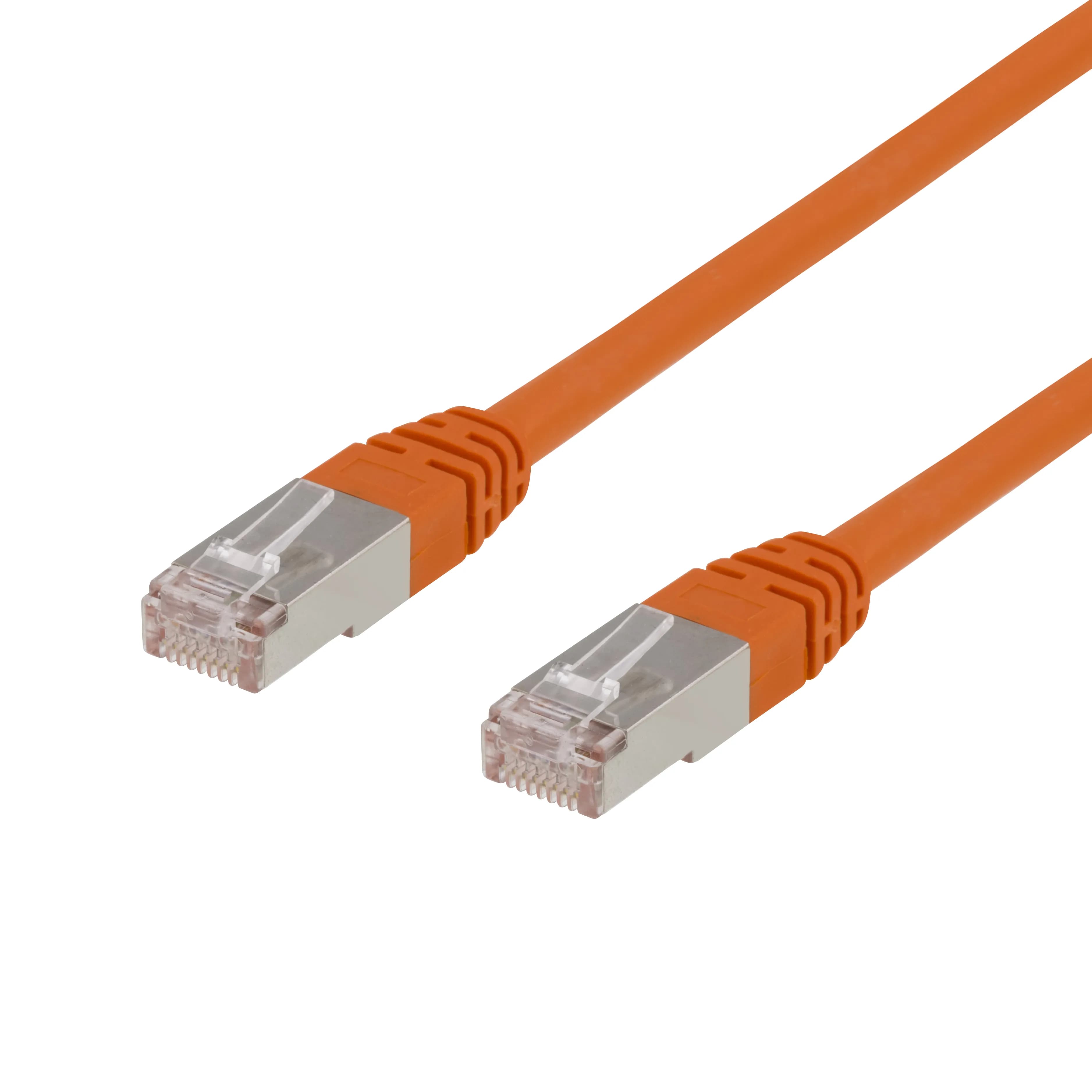 Deltaco Cat6 U/FTP LSZH RJ45 1.5m -verkkokaapeli, oranssi
